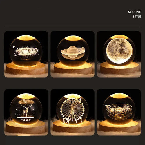 3D LED Galaxy Night Light